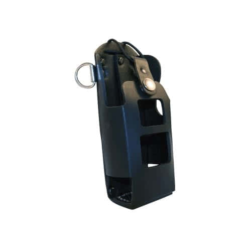 Boston Leather Radio Holder With D Rings 5482RC-1 - Tactical & Duty Gear